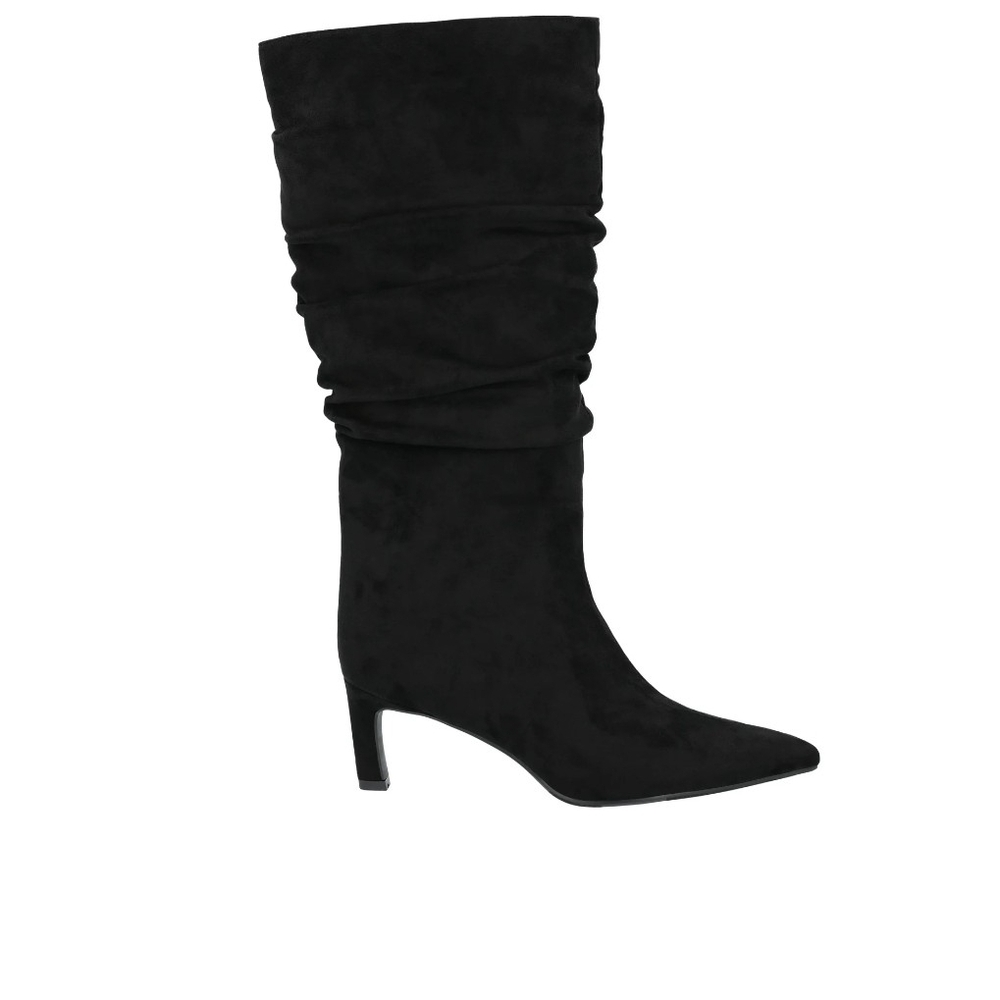 Time and Tru Black Heeled Boots